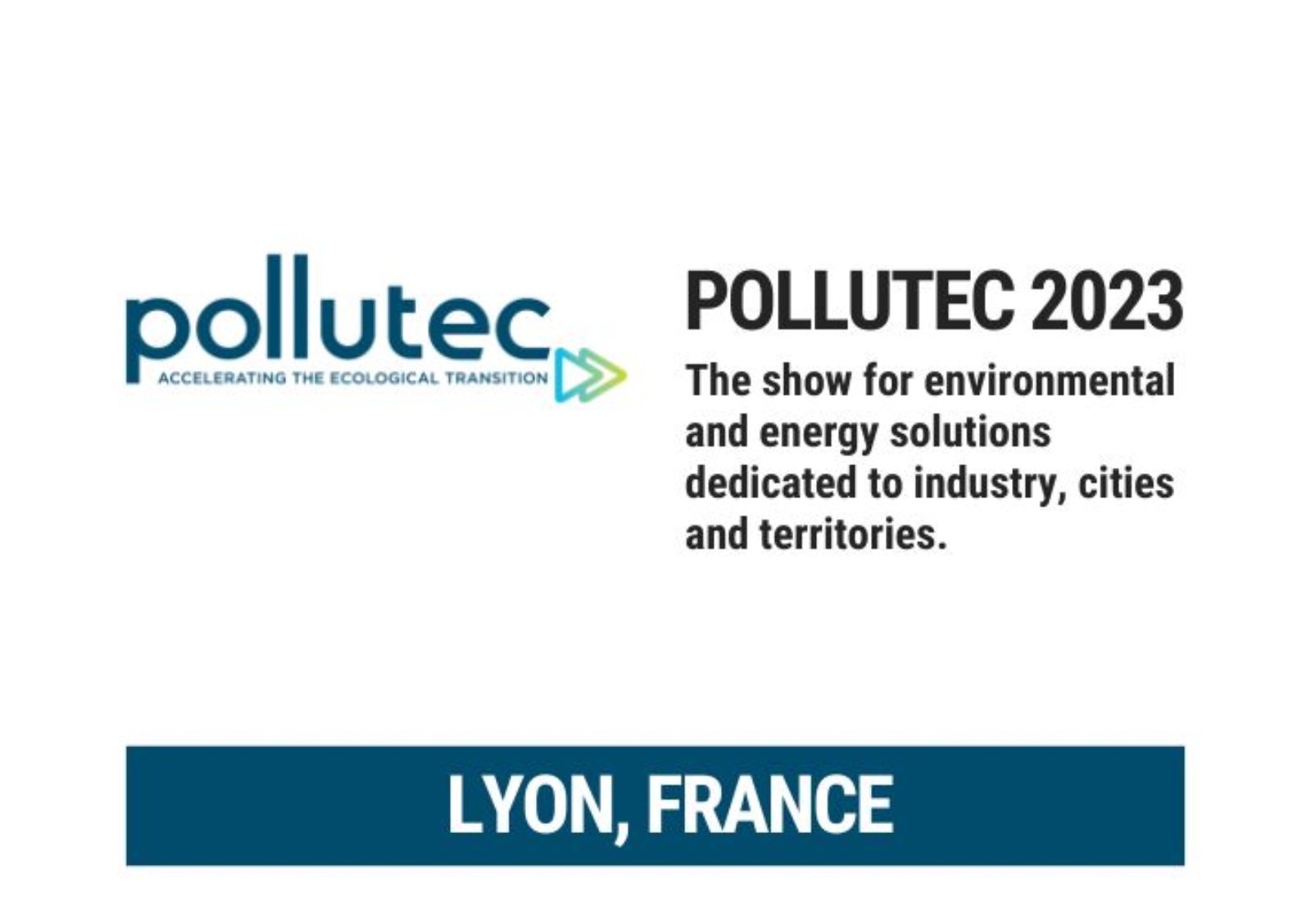 Pollutec 2023 Lione