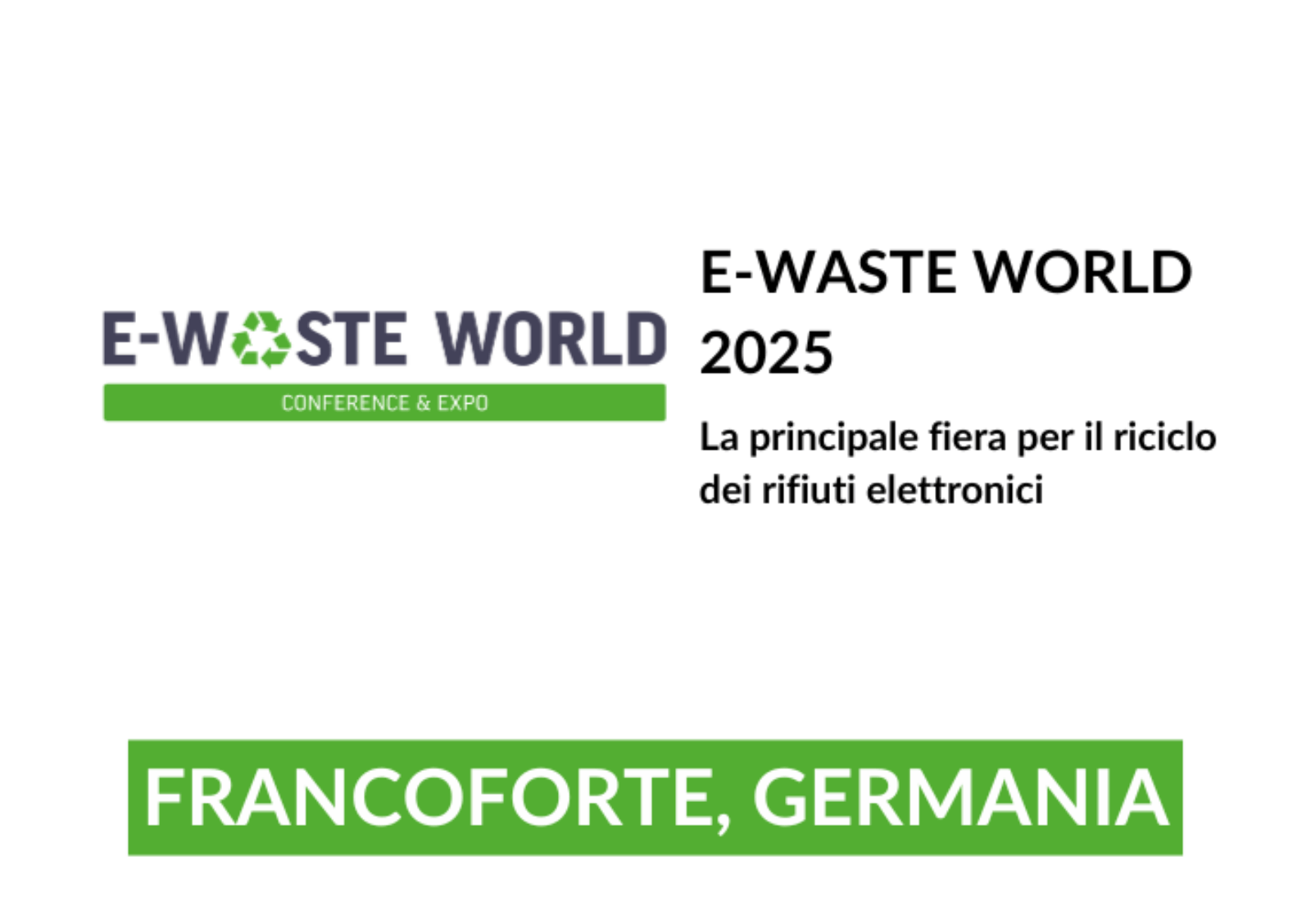 E-WASTE WORLD 2025
